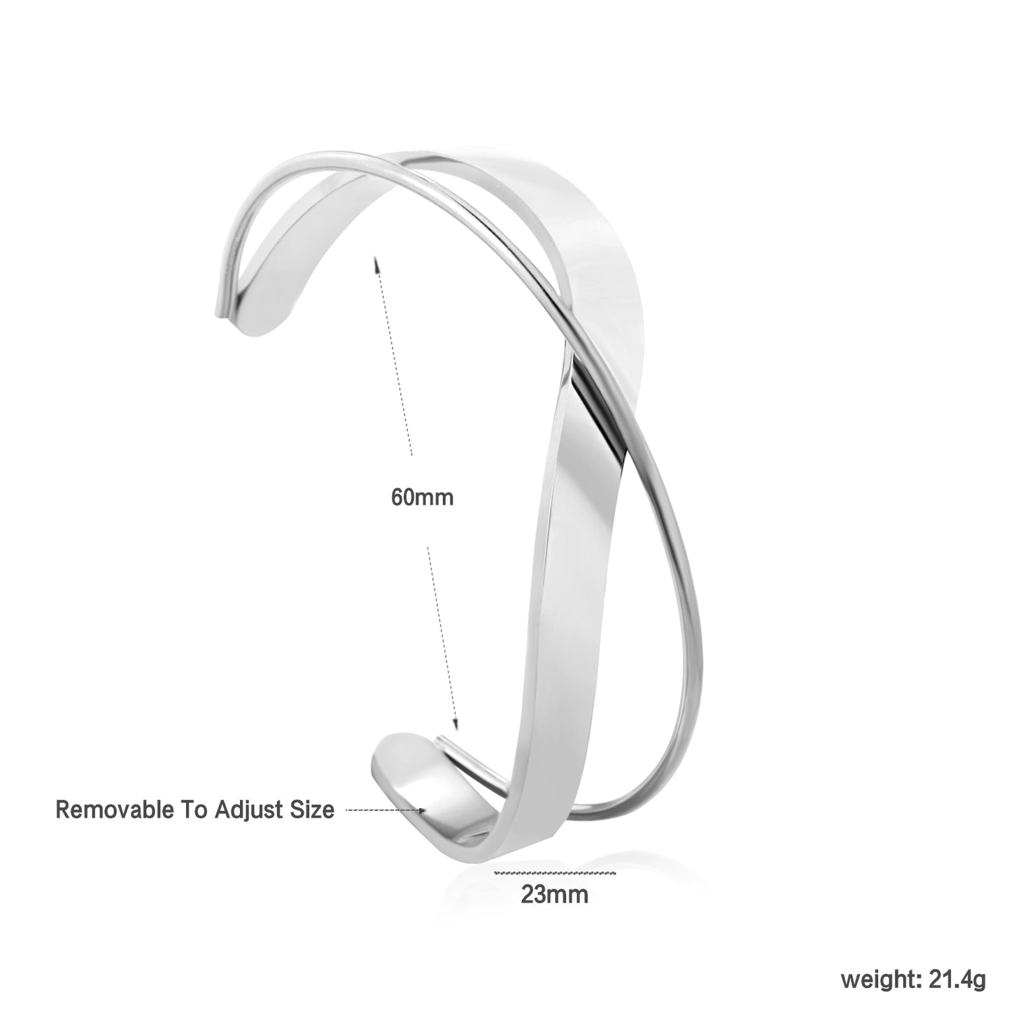 silver baigein bangle